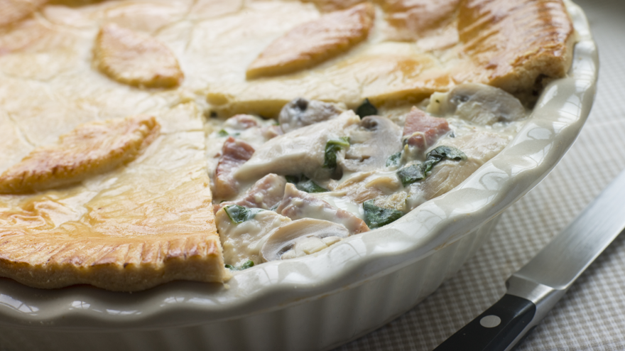 chicken mushroom pie