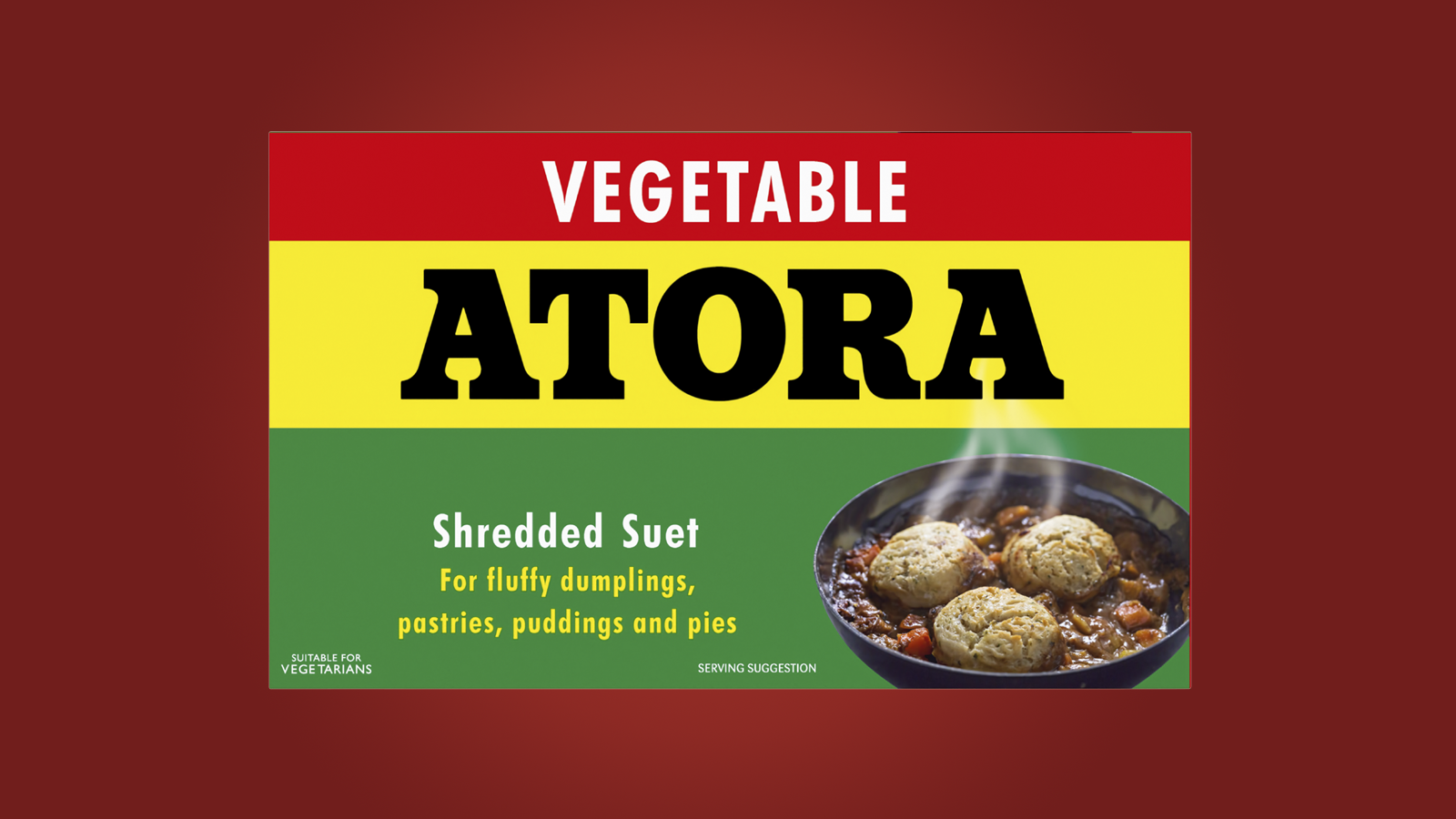 pack of Atora vegetable suet